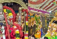 மதுரையில் மீனாட்சி – சுந்தரேஸ்வரர் திருக்கல்யாணம்: வைர மாங்கல்யம் சூடினார் அன்னை மீனாட்சி!