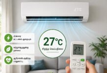 ஏசி 27°C-ல் வைத்தால் மின்சார கட்டணம் குறையும்!