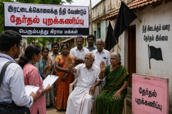 Nanguneri Murder Election boycott