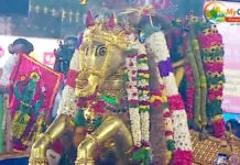 பச்சை பட்டு உடுத்தி வைகை ஆற்றில் இறங்கிய கள்ளழகர் – விழாக்கோலம் பூண்ட மதுரை மாநகரம்!